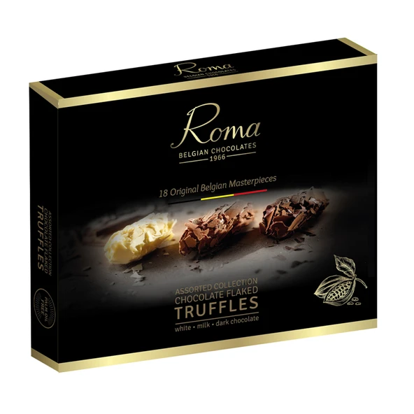 Roma Belgian Chocolates Truffles Mix 200 G (3'li Paket) ürün görseli 1