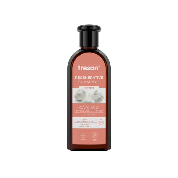 Tresan Sarımsak Onarıcı Bakım Şampuanı 300 Ml (4'li Paket) ürün görseli 1