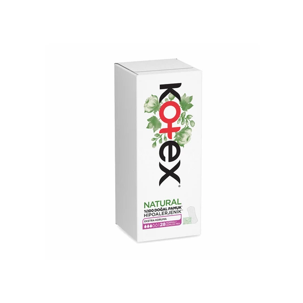Kotex Natural Normal Günlük Ped 28'li (5'li Paket) ürün görseli 1