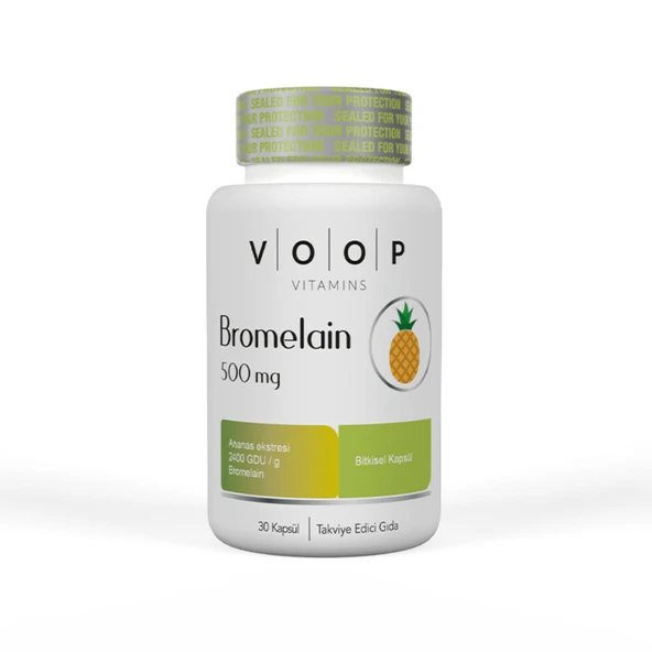 Voop Bromelain 30 Kapsül (4'li Paket) ürün görseli 1