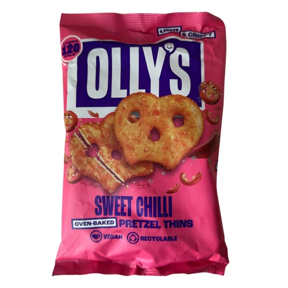 Olly's Kırmızı Biberli Çeşnili Kraker 140 G (4'li Paket) ürün görseli 1
