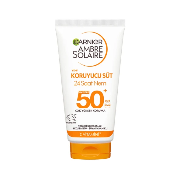 Garnier Ambre Solaire Koruyucu Süt Seyahat Boy 50 ml (4'li Paket) ürün görseli 1