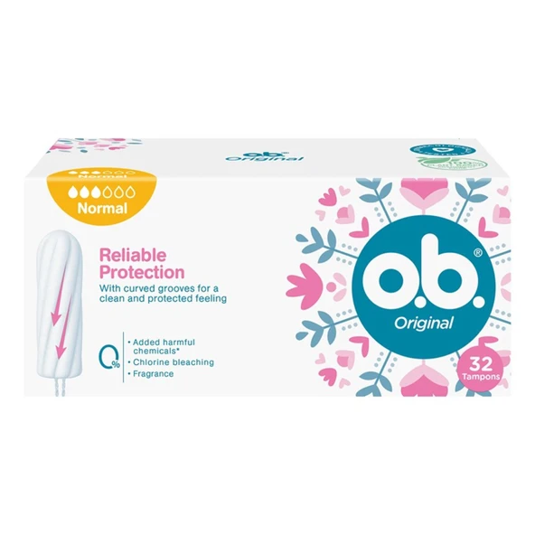 Ob Original Normal Tampon 32'li (3'li Paket) ürün görseli 1