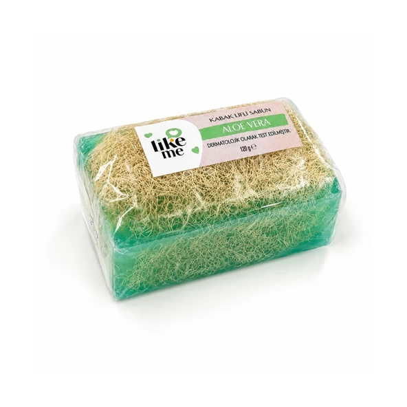 Like Me Kabak Lifli Sabun Aloe Vera 120 G (6'li Paket) ürün görseli 1
