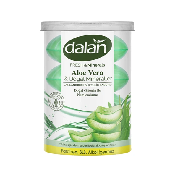 Dalan Fresh & Minerals Aloe Vera Sabun 4 x 110 G (6'li Paket) ürün görseli 1
