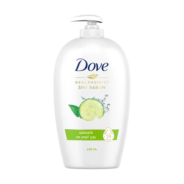 Dove Yeşil Çay ve Salatalık Nemlendirici Sıvı Sabun  450 Ml (3'li Paket) ürün görseli 1