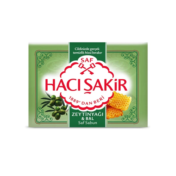 Hacı Şakir Zeytinyağı & Bal Kalıp Sabun 4X150 G (6'li Paket) ürün görseli 1