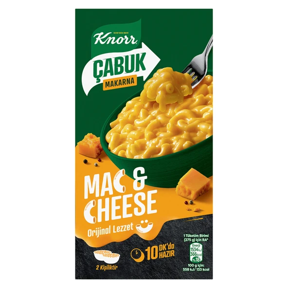 Knorr Çabuk Mac & Cheese Peynirli Makarna 212 G (6'li Paket) ürün görseli 1