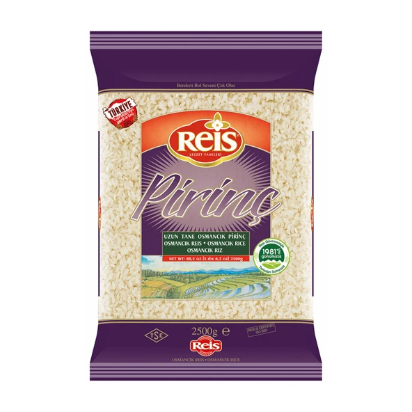 Reis Osmancık Pirinç 2,5 Kg (3'li Paket) ürün görseli 1