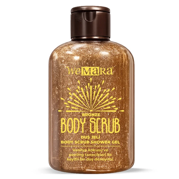 Wemara Body Scrub Duş Jeli Bronz 500 Ml (4'li Paket) ürün görseli 1