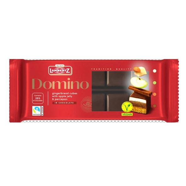 Lambertz Domino Elmalı Jöleli & Zencefilli Küpler 125 G (6'li Paket) ürün görseli 1
