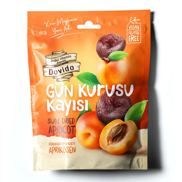 Dovido Gün Kurusu Kayısı 140 G (6'li Paket) ürün görseli 1