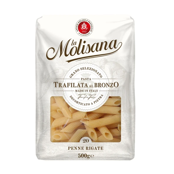 La Molisana Penne N20 Sade Kesme Makarna 500 G (5'li Paket) ürün görseli 1