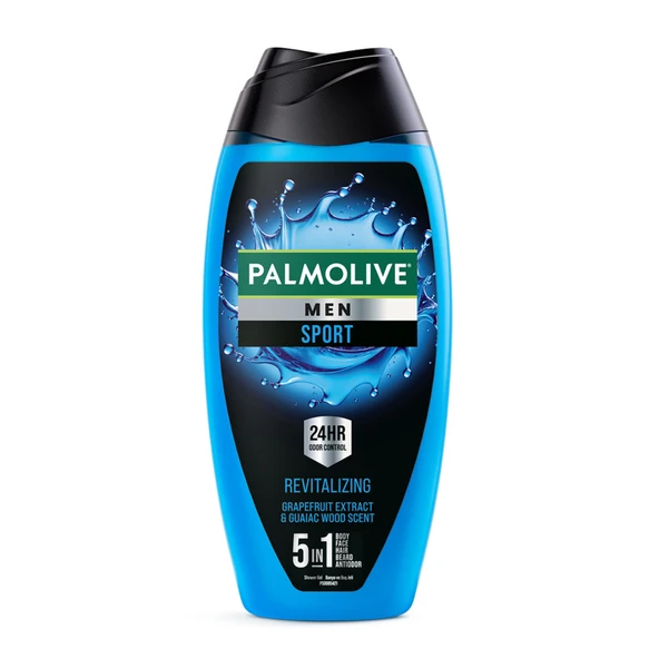 Palmolive Men Sport Erkek Duş Jeli 500 Ml (6'li Paket) ürün görseli 1