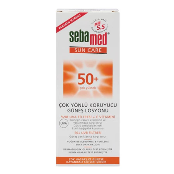 Sebamed Sun Care Çok Yönlü koruyucu Güneş Losyonu SPF 50 150 ml (4'li Paket) ürün görseli 1