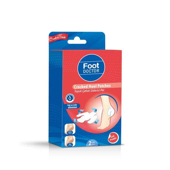 Foot Doctor Topuk Çatlak Önleyici Ayak Pedi 2'li (6'li Paket) ürün görseli 1