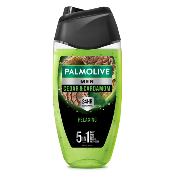 Palmolive Men Cedar & Cardamom Erkek Duş Jeli 250 Ml (5'li Paket) ürün görseli 1