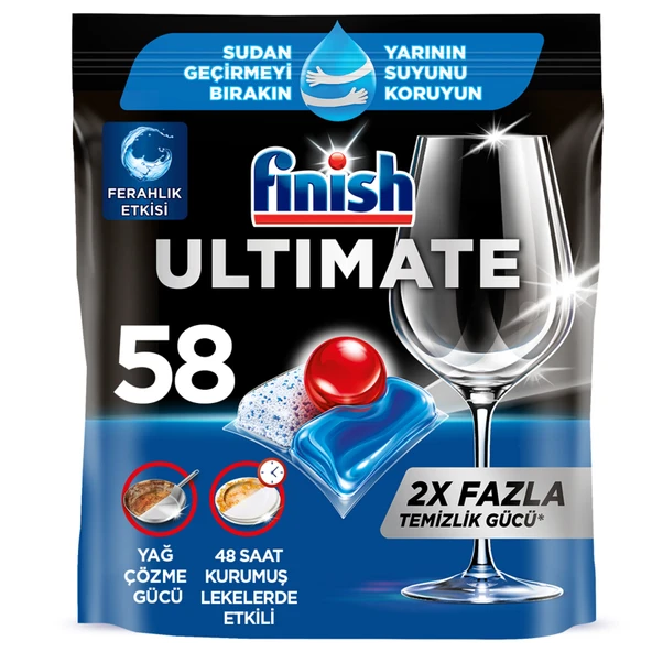 Finish Ultımate Hepsi 1 Arada 58 Tablet 748.2G (3'li Paket) ürün görseli 1