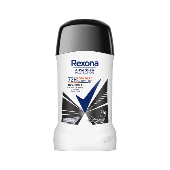 Rexona Invisible Black & White Stick 50 Ml (4'li Paket) ürün görseli 1
