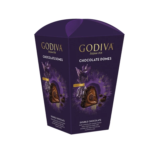 Godiva Bitter Çikolata ve Sütlü Çikolata Parçalı Krokant 123 G (4'li Paket) ürün görseli 1