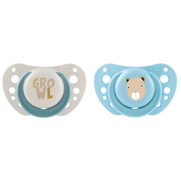Chicco Physioforma Air Emzik Erkek 0-6 Ay 2'li (3'li Paket) ürün görseli 1