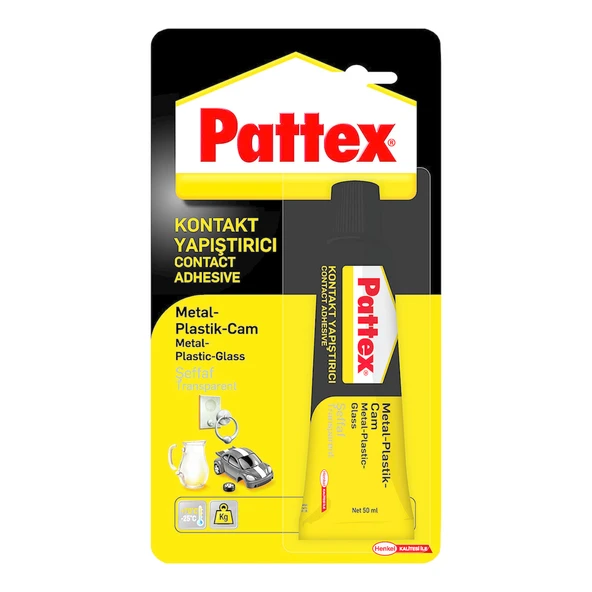 Pattex Şeffaf Kontakt Yapıştırıcı 50 gr (6'li Paket) ürün görseli 1