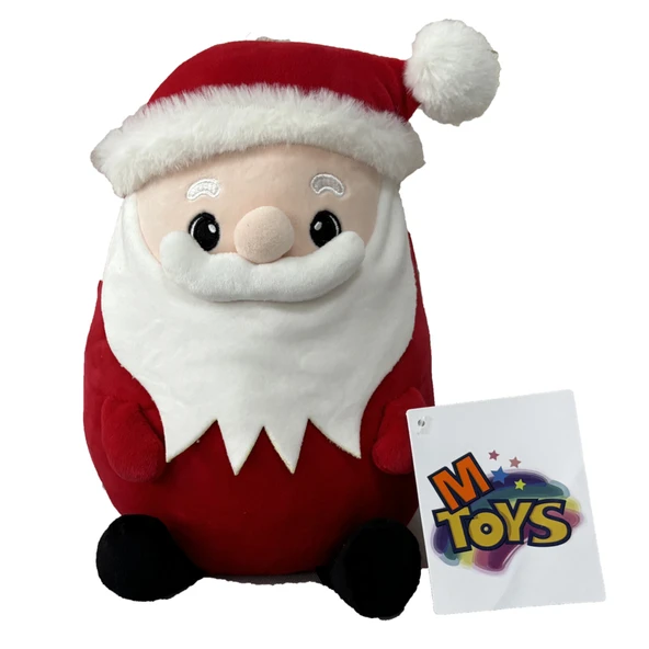 Mtoys 25 Cm Yılbaşı Peluş Noel Baba (11102-21) (4'li Paket) ürün görseli 1