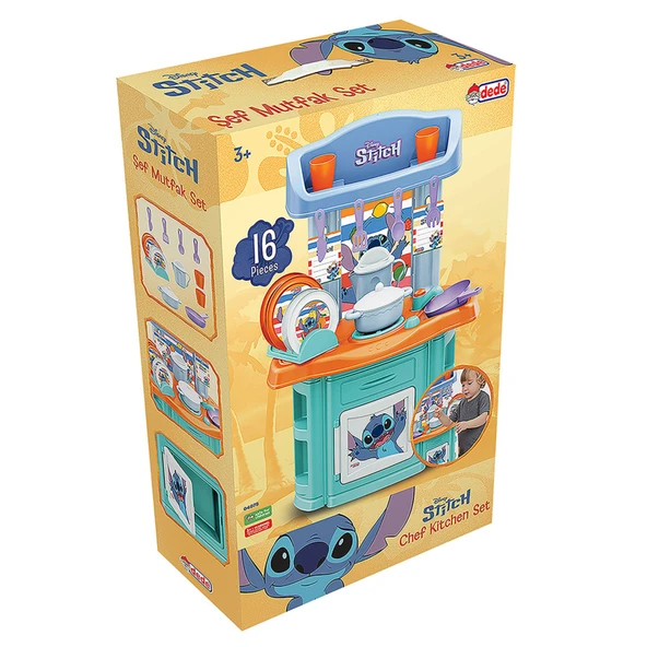 Dede Oyuncak Stitch Şef Mutfak Set ürün görseli 1