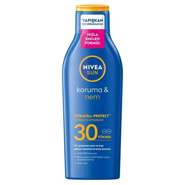 NIVEA SUN SPF30 Yüksek Güneş Koruyucu Vücut Losyonu 200 Ml (4'li Paket) ürün görseli 1