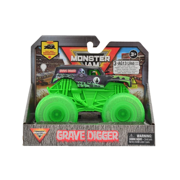 Monster Jam 1:43 Işıklı Araçlar (3'li Paket) ürün görseli 1
