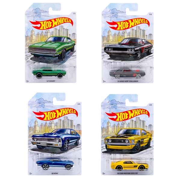 Hotwheels Temalı Arabalar Özel Seri (5'li Paket) ürün görseli 1