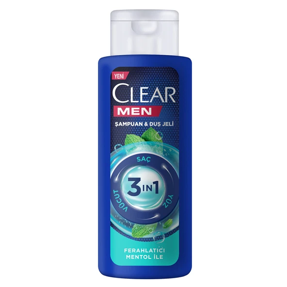 Clear 3in1 Mentol Şampuan 90 Ml (7'li Paket) ürün görseli 1