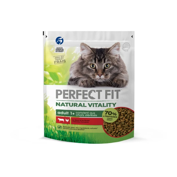 Perfect Fit Natural Vitality Yetişkin Sığırlı 1 Kg (2'li Paket) ürün görseli 1