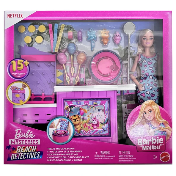 Barbie Mysteries Beach Detectives Bebek Oyun Seti ürün görseli 1