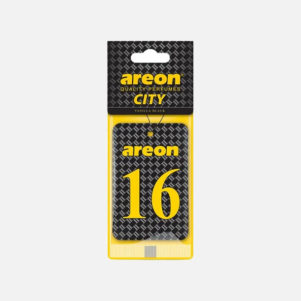 Areon City Vanilla Black 16 Oto Kokusu (7'li Paket) ürün görseli 1