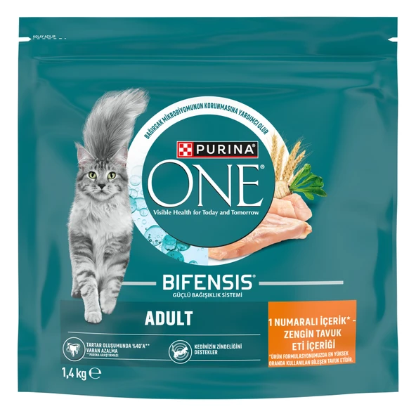 Purina One Tavuklu Yetişkin Kuru Kedi Maması 1.4 Kg ürün görseli 1