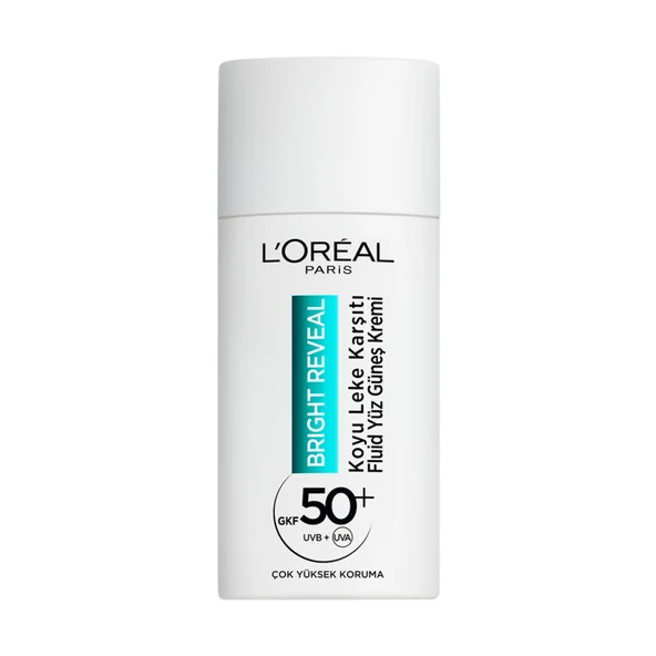 L'oréal Paris Bright Reveal Fluid Yüz Güneş Kremi 50 Ml (2'li Paket) ürün görseli 1