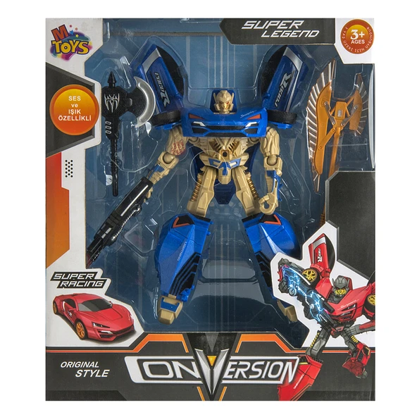 Mtoys Seslı Işıklı Robot Araba ürün görseli 1