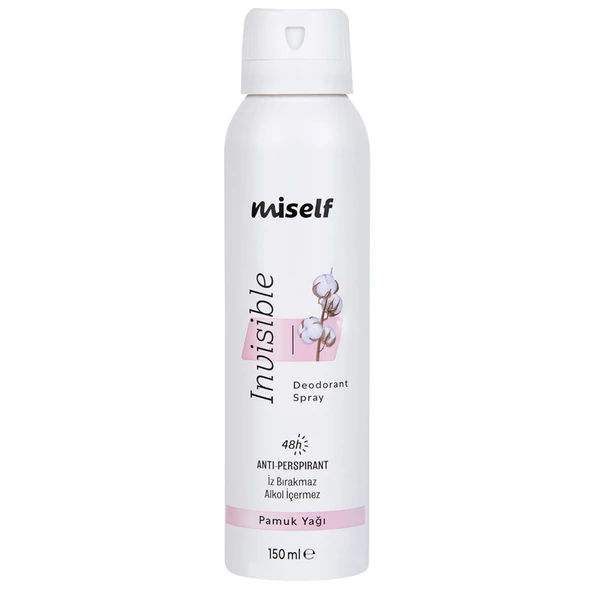 Miself Antiperspirant Deodorant Invisible 150 Ml (6'li Paket) ürün görseli 1