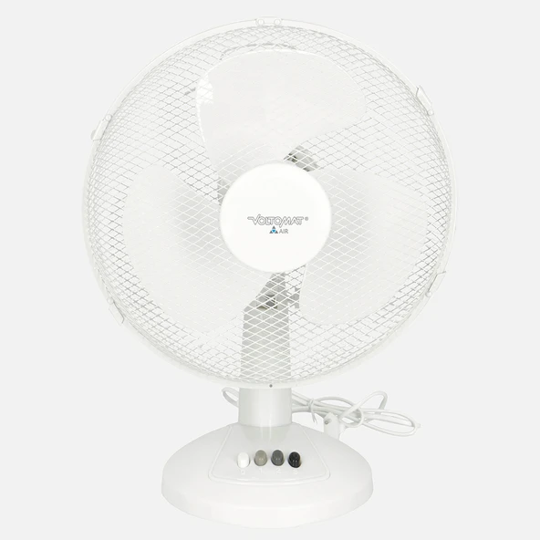 Voltomat Masaüstü Vantilatör 30cm Beyaz ürün görseli 1