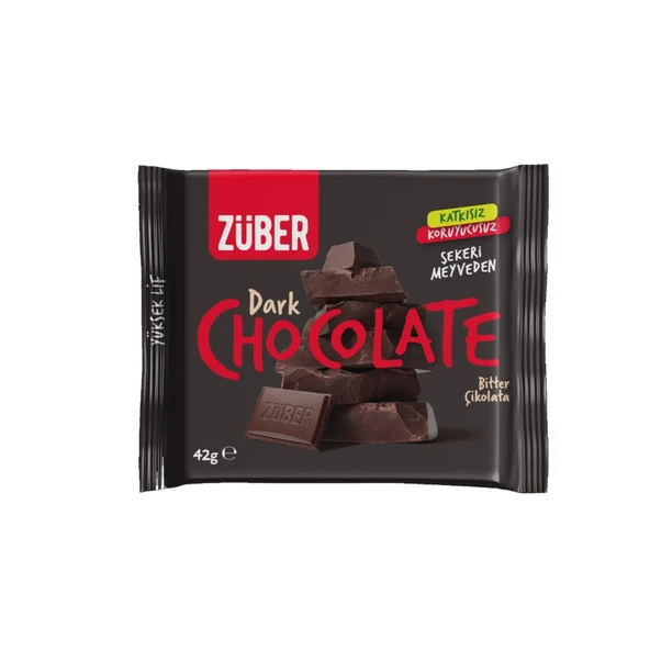 Züber Bitter Çikolata 42 G (6'li Paket) ürün görseli 1