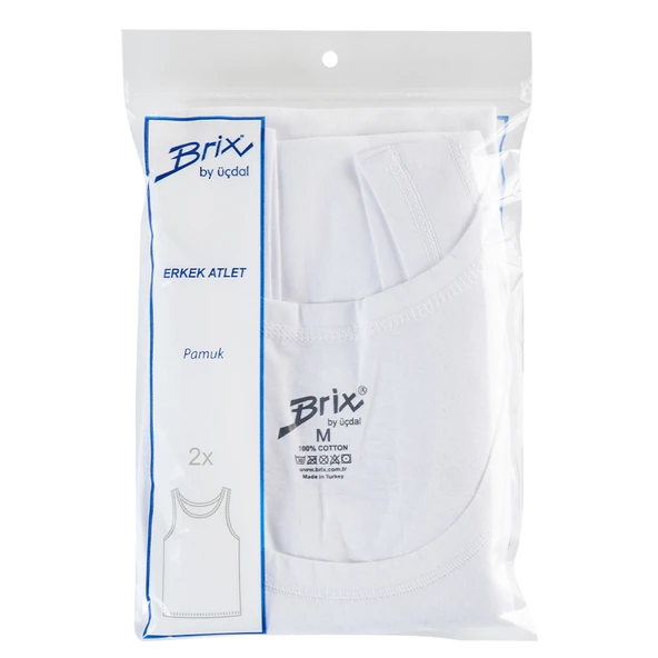 Brix Erkek 2'li Atlet M (3'li Paket) ürün görseli 1