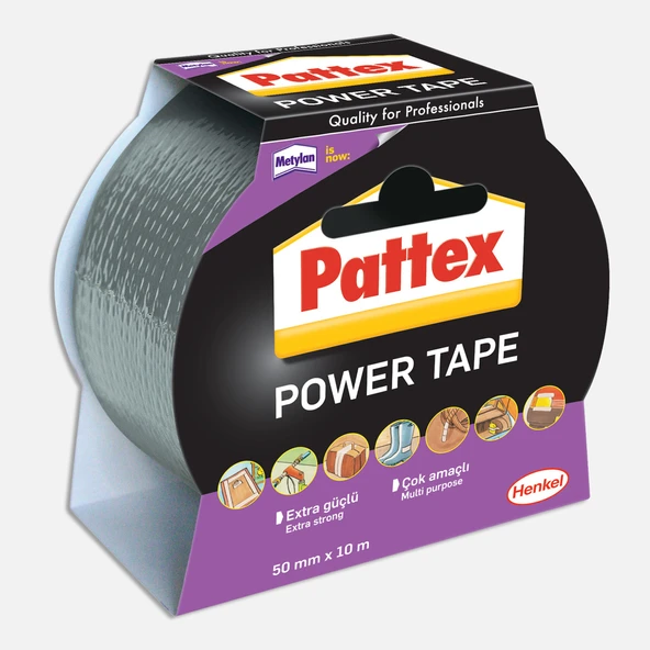 Pattex Power Tape Tamir Bandı 50 mm x 10 m (5'li Paket) ürün görseli 1