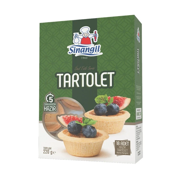 Sinangil Tartolet 18 Adet 220 G (5'li Paket) ürün görseli 1