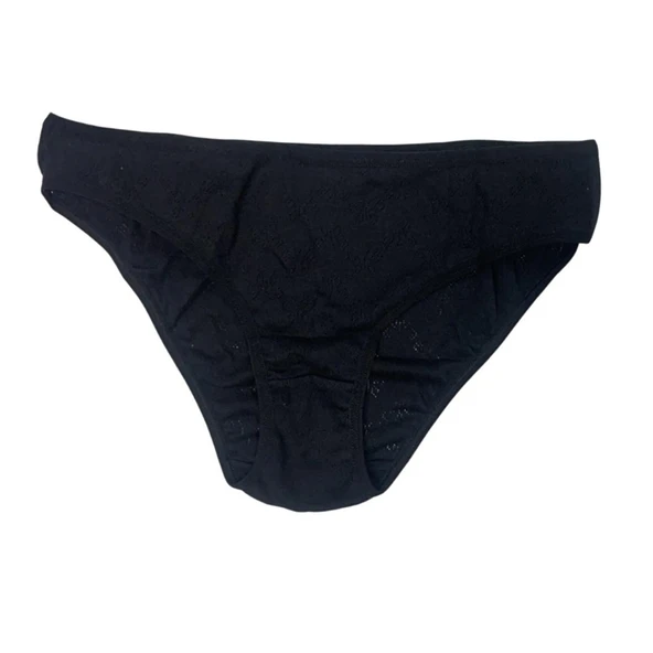 Yaase Siyah-Bordo Kadın Slip 2'li Slip XL (3'li Paket) ürün görseli 1