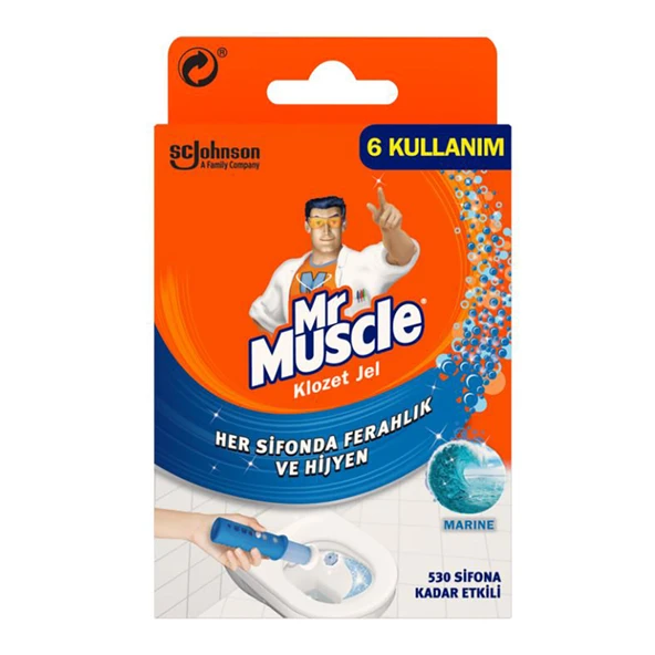 Mr. Muscle Klozet Jel Marine 36 Ml (8'li Paket) ürün görseli 1