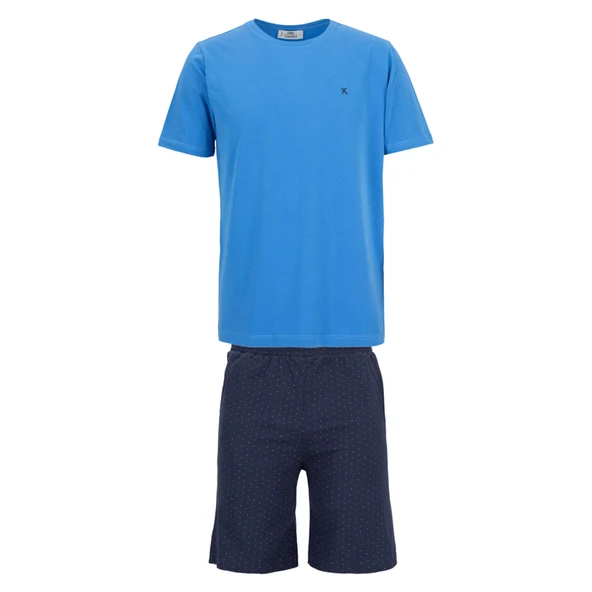 Kiğılı Erkek Kısa Kollu Şort Pijama Takımı (4'li Paket) ürün görseli 1