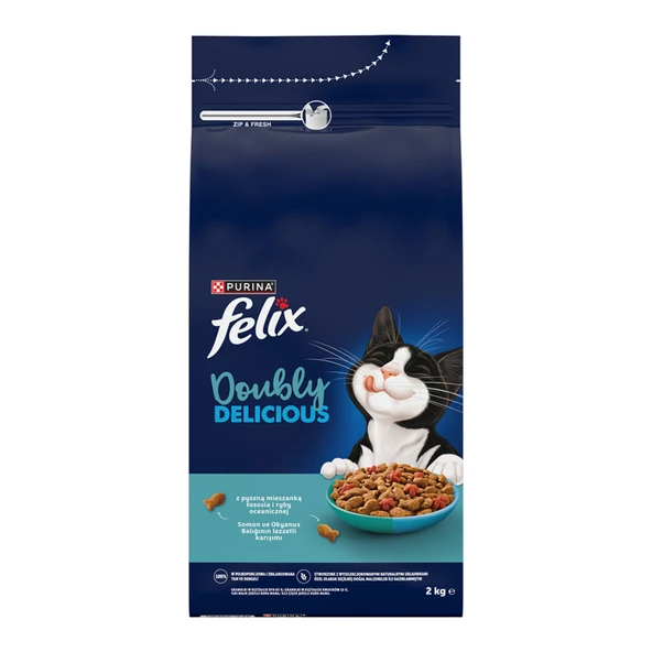 Felix Doubly Delicious Çifte Lezzet Balıklı 2 Kg ürün görseli 1