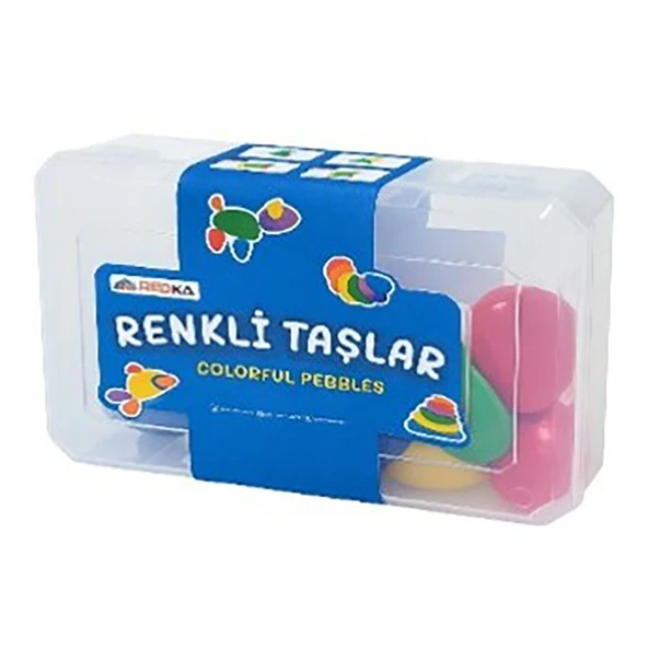 Redka Plastik Renkli Taşlar (3'li Paket) ürün görseli 1