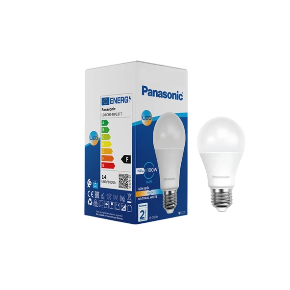 Panasonic Led Ampul E27 14W 1521Lm 4000K (6'li Paket) ürün görseli 1